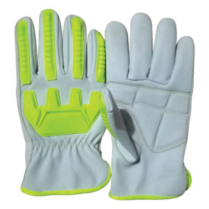 Mechanic Utility Work Gloves TPR Kevlar® Cut-5 lining Impact Safety Glove JI-1013