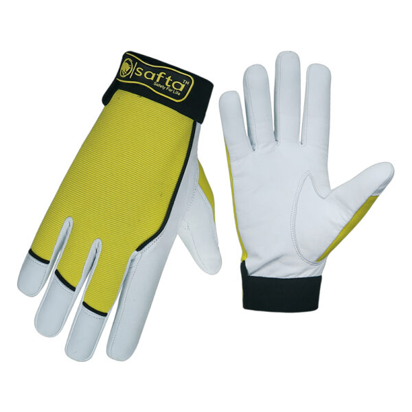 Mechanic Utility Work Gloves Breathable Spandex Safety Impact Glove JI-6065