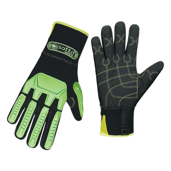 Mechanic Utility Work Gloves Breathable Spandex TPR Kevlar® Impact Safety Glove JI-1010