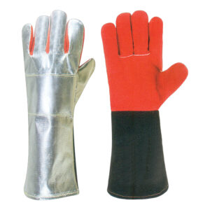 WELDING GLOVES COW SPLIT LEATHER KEVLAR® STITCHED REINFORCED PALM JI-3033