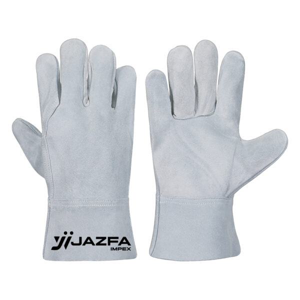 WELDING GLOVES COW SPLIT LEATHER KEVLAR® STITCHED REINFORCED PALM JI-3029