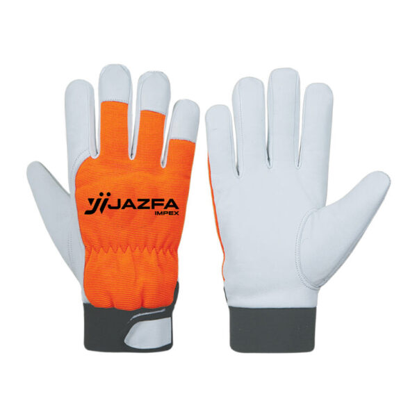 SAFTA Leather Safety Work Gloves Thinsulate & Playboy Liner JI-5034