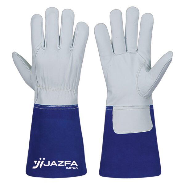 WELDING GLOVES COW SPLIT LEATHER KEVLAR® STITCHED REINFORCED PALM JI-3055