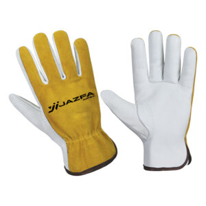 Unisex Leather Driver Gloves Thinsulate Liner Mechanics Works Utility Glove JI-6037